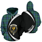 Sinclair Hunting Ancient Tartan Crest Hoodie - Circle Style